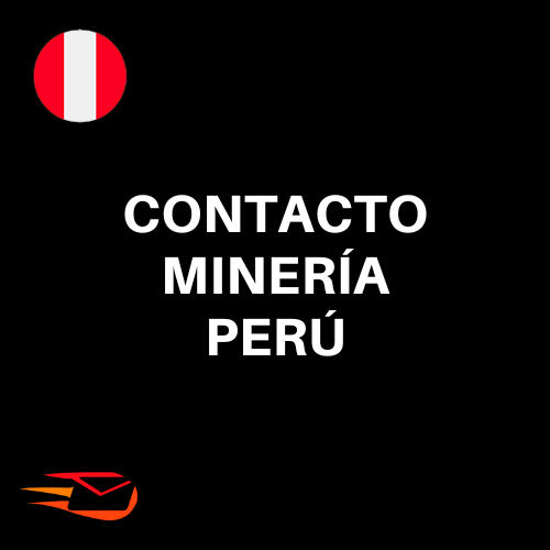 Base de datos contactos minería Perú 2023 (1.500 contactos)