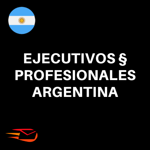 Listado de ejecutivos y profesionales de Argentina (63.000 contactos)
