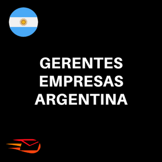 Lista de gerentes de empresas na Argentina (15.000 contatos)