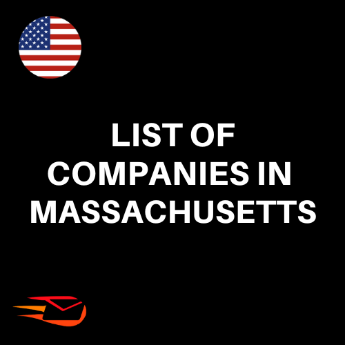 Lista de empresas em Massachusetts, EUA | 180.000 contatos