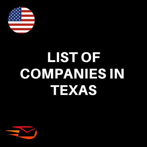 Lista de empresas de Texas, EUA | 310.000 contatos