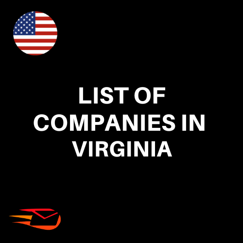 Lista de empresas em Virgínia, EUA | 184.000 contatos
