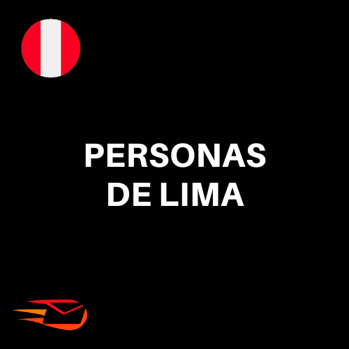 Base de datos Personas en Lima Perú 2023 (190.000 contactos)